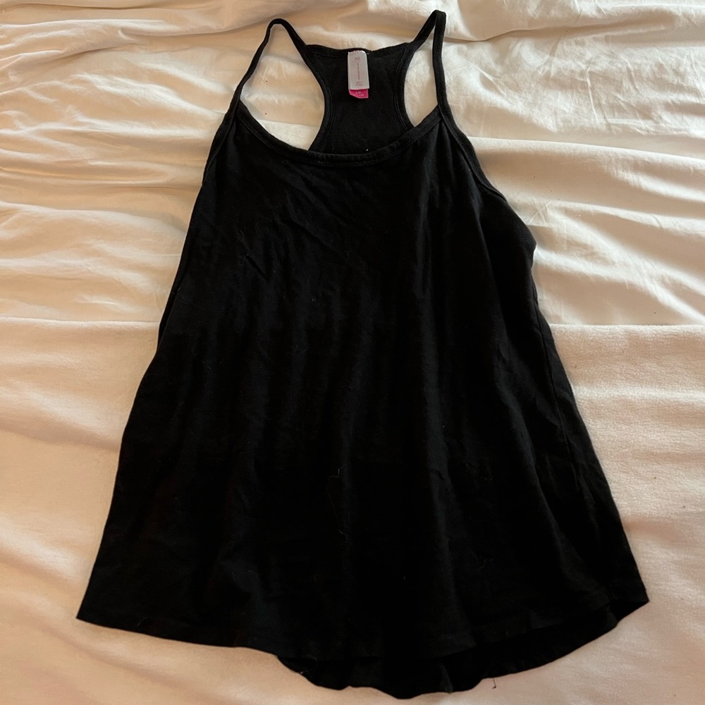 NoBo black racerback tank